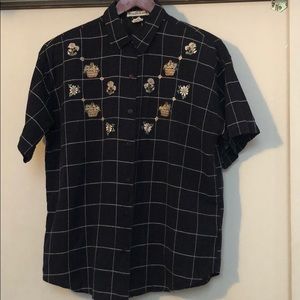 Vintage Maggie & Max flower shirt